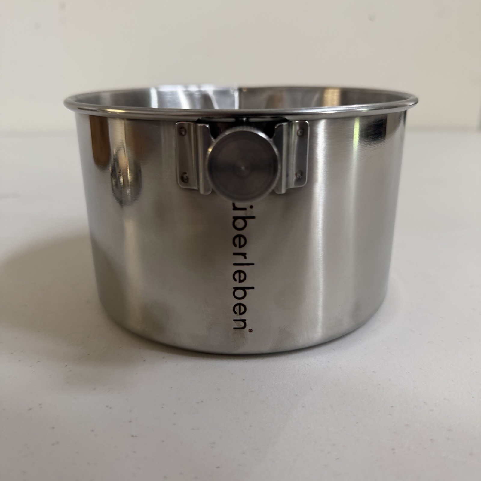 Stainless Steel 1.2L Saucepan w/ Lid, Double Handle, Silver Round