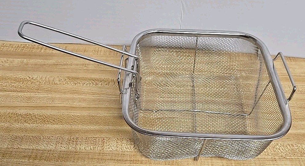 Genuine Copper Chef 8×8 Fry Basket Replacement Fits 9.5″ Square Deep Pan NICE