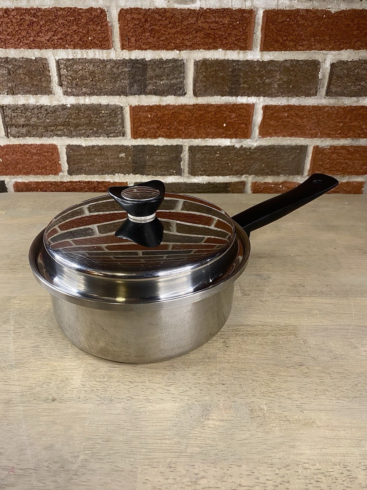 Maxam 18/8 3-Ply Stainless 1.5 Quart Saucepan With Lid USA