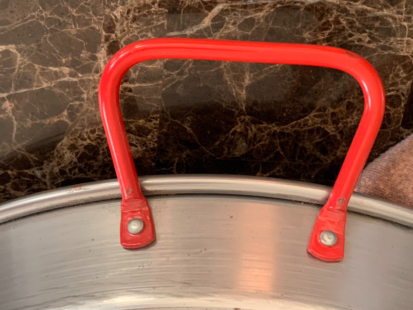 COOKING TOOLS – 18in Garcima Gourmanity Carbon Steel Paella Pan RED HANDLES