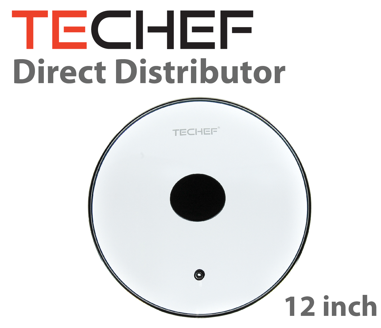 TeChef Cookware – Tempered Glass Lid 12-Inch