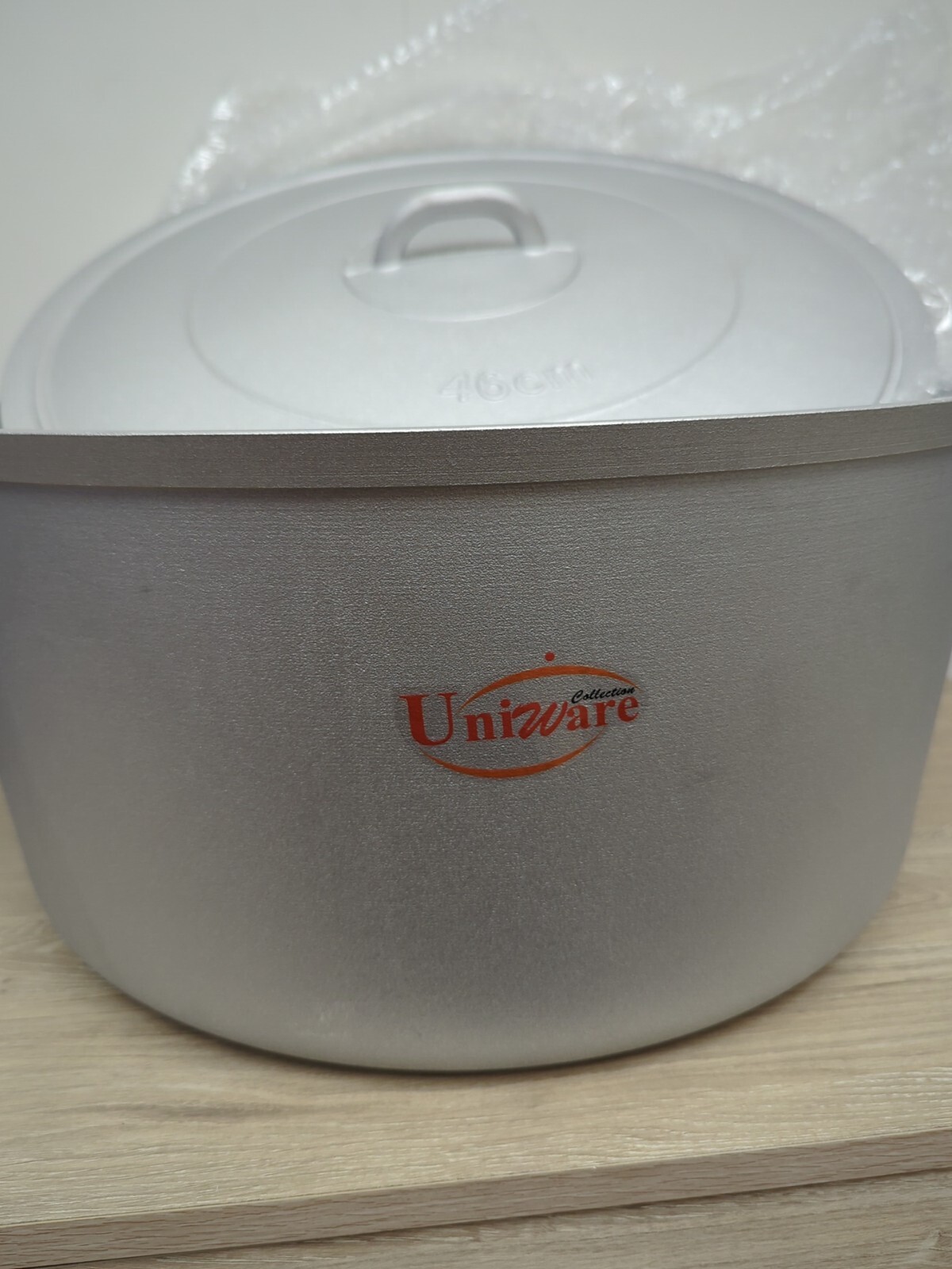 Restaurant Aluminum Caldera Dutch Oven Cookware With Lid, Silver – 33.8 QT