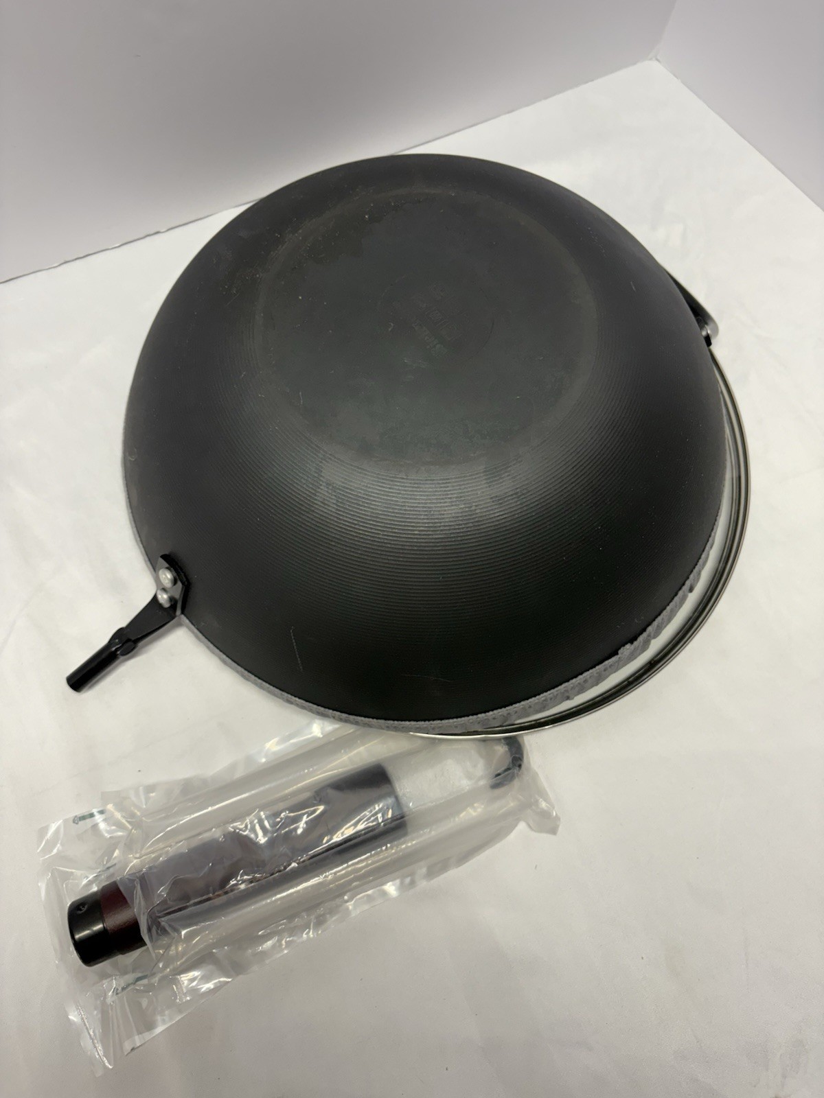 12-inch, Carbon Steel, Wok With Lid, Black Matte