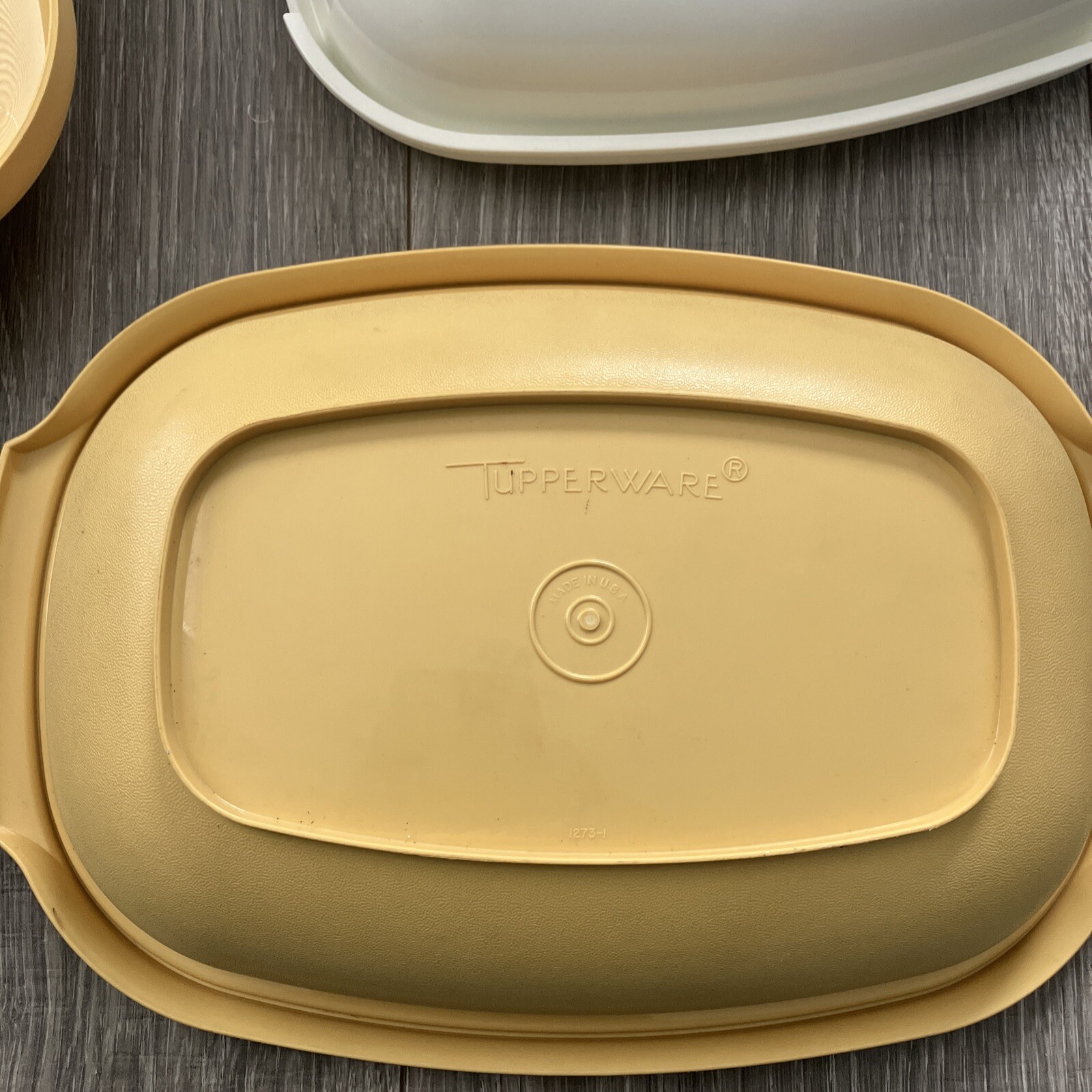 VINTAGE TUPPERWARE STEAMER HARVEST GOLD VEGETABLE RICE STEAMER, Nice
