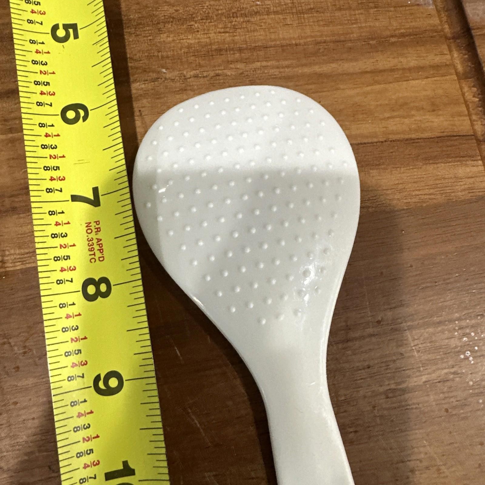3 Pieces Non-Stick Rice Paddle Plastic Rice Spoon, Spatula Ladle, Kitchen Tool