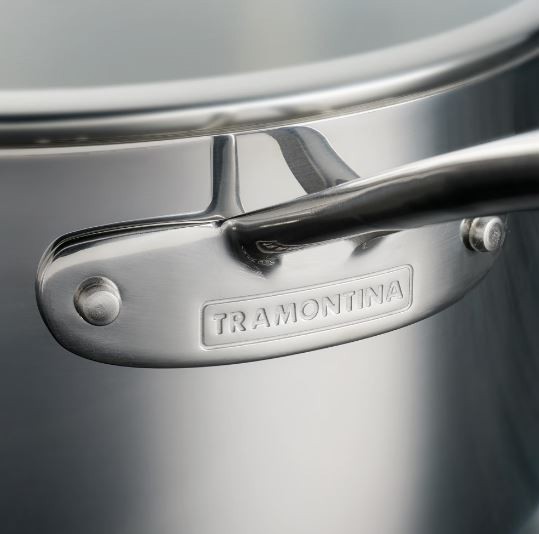 Tramontina Tri-Ply Base Stainless Steel 2-Quart Small Sauce Pan &Glass Lid