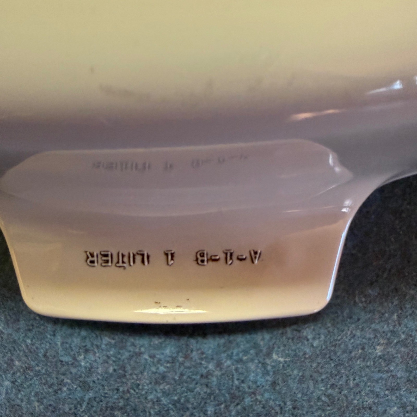 Corning Ware Abundance Fruit A-1-B 1 Liter Square Casserole Dish Vintage No Lid