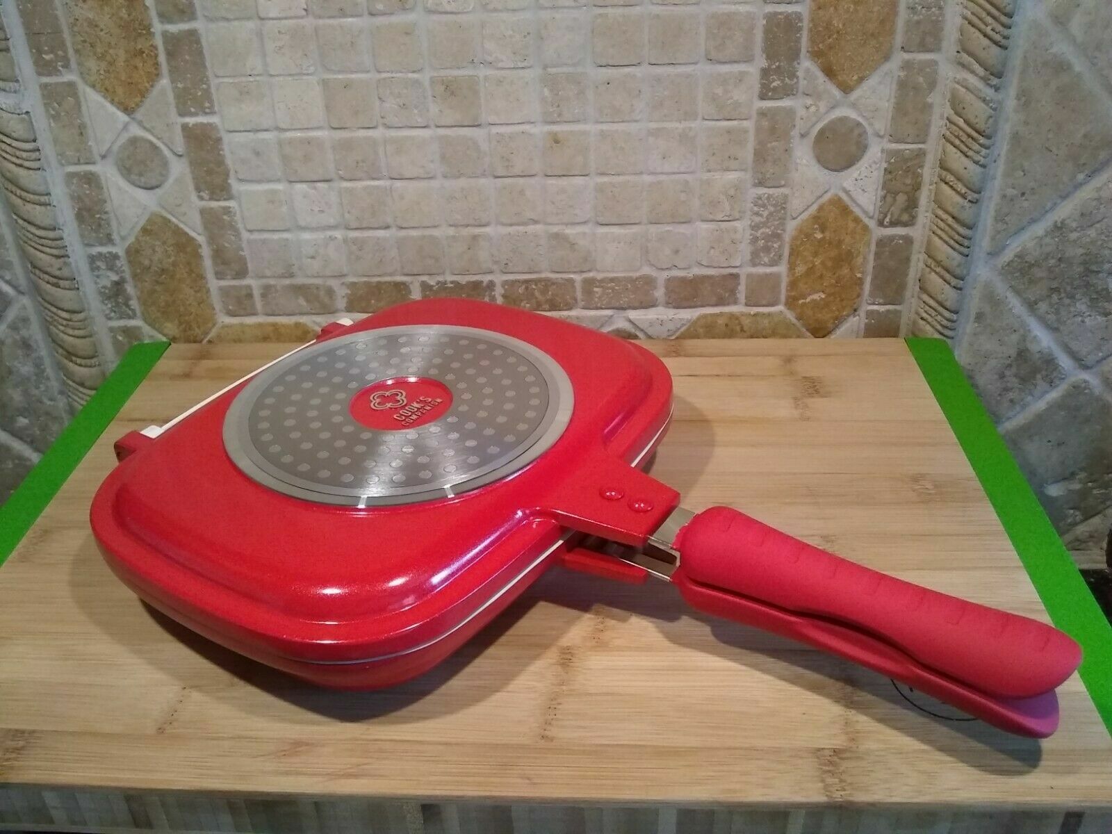 New Cook’s Companion Cast Aluminum Grill Flip Pan Low Pressure Cooking Induction