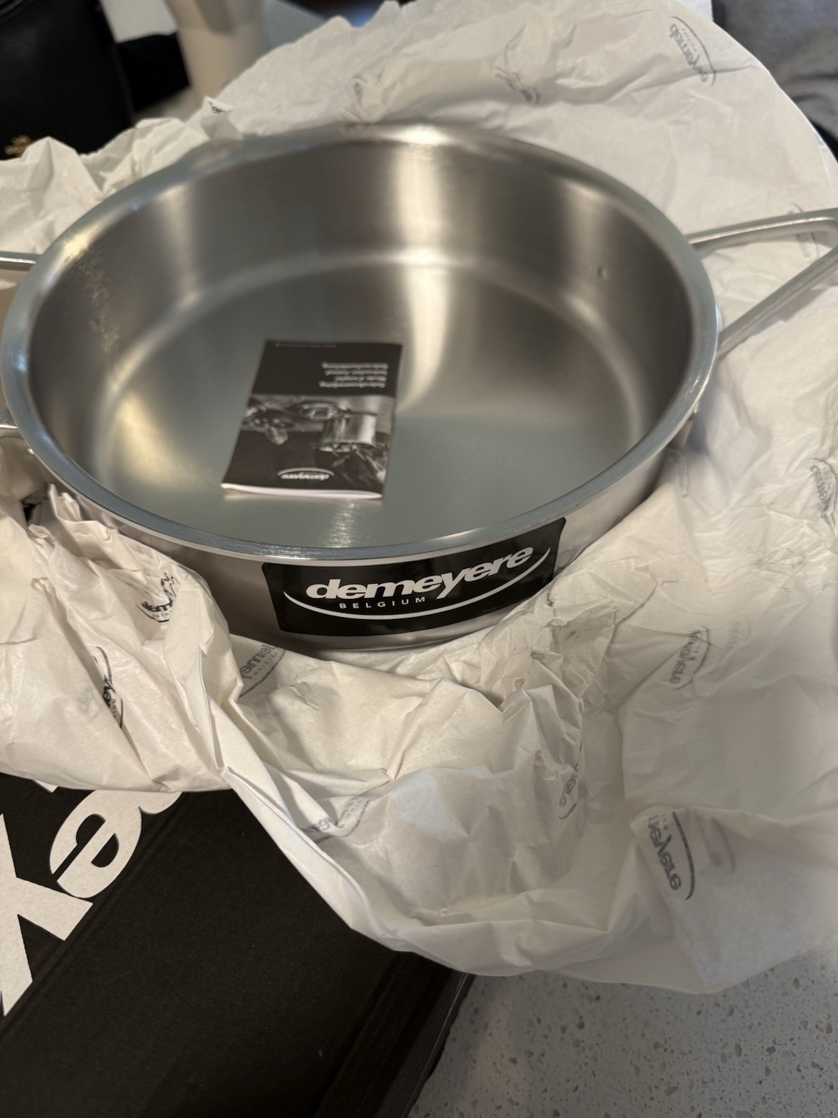 Demeyere Industry 5 Sauce Pan 22cm & Low Saute Pan 24cm w/ Lids Set