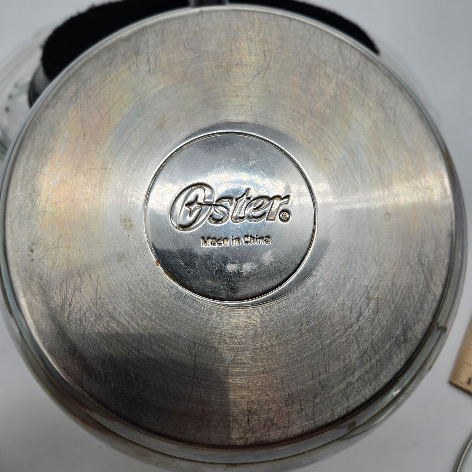 Oster Stainless Steel Pot w/Glass Vented Lid Cooking 2 Qt Sauce Pot.