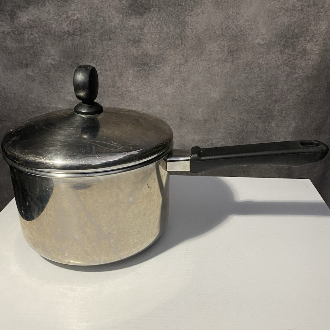 Farberware 18/10 Stainless Steel 2.2L Saucepan w/ Lid Long Handle SQT/22L