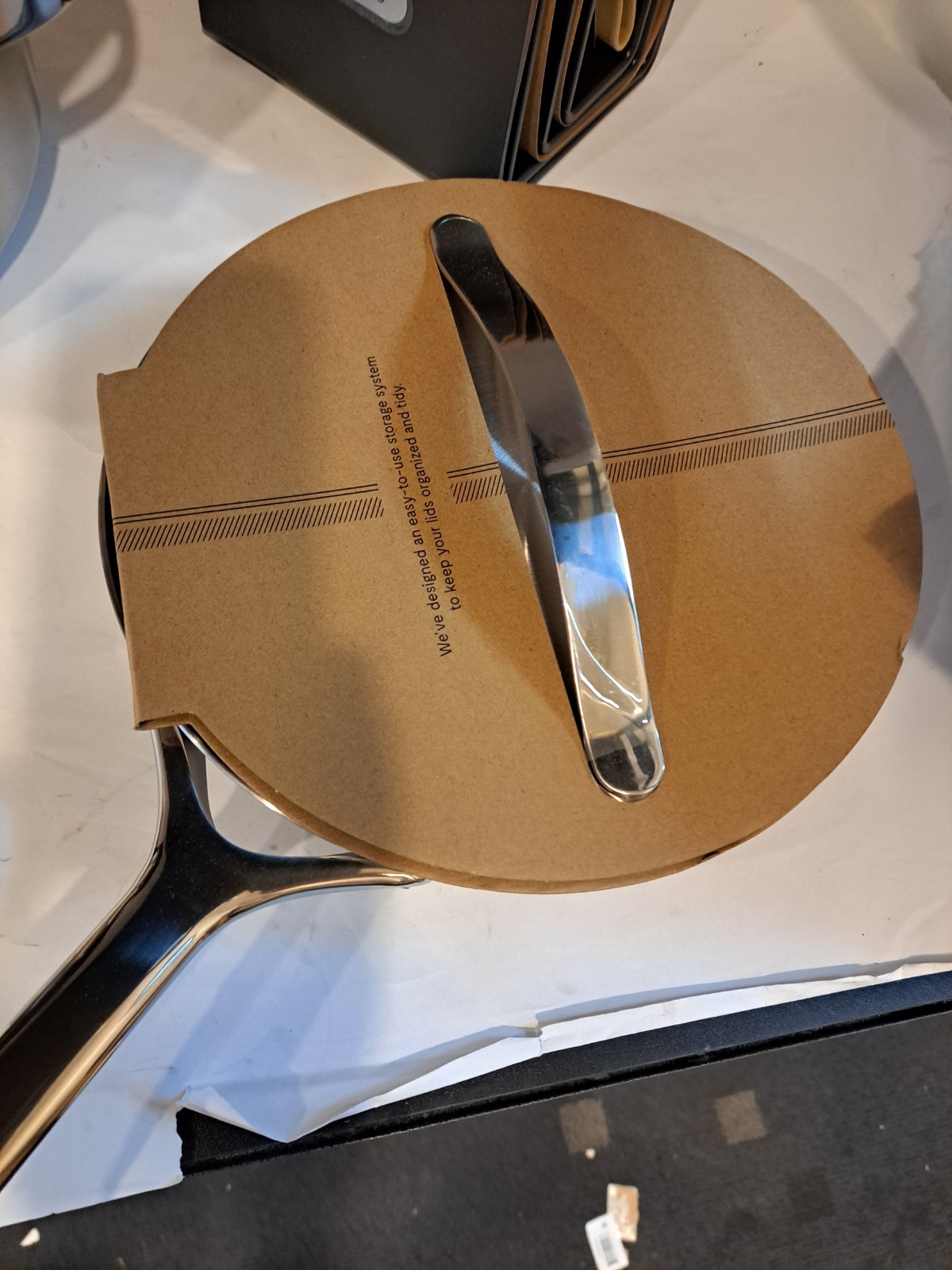 CARAWAY HOME Cookware Set Stainless Steel With Leak Proof Lid Silver 7 – Piece