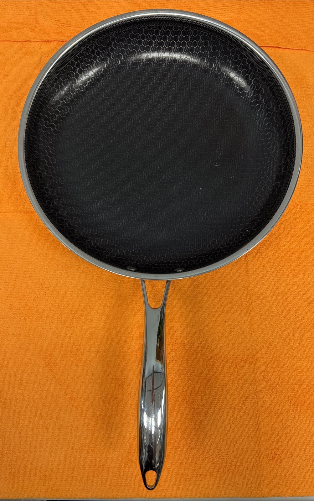 HexClad 12″ FRYING PAN 12-Inch 12 Hybrid Non-Stick NO Lid – Used Good Condition