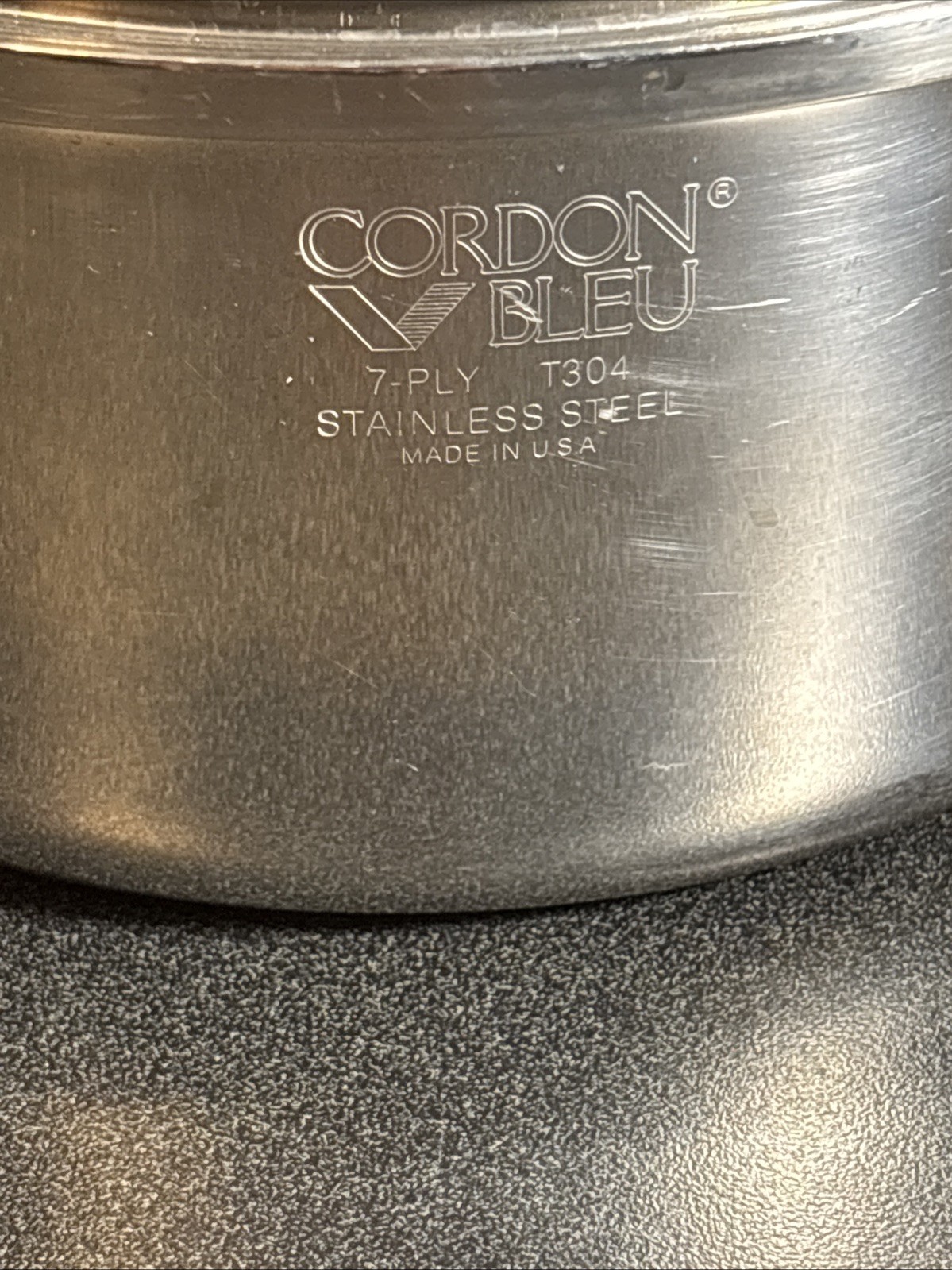 Cordon Bleu 7 Ply 3 Qt Saucepan With Steamer Basket and Dome Lid T304 VGC