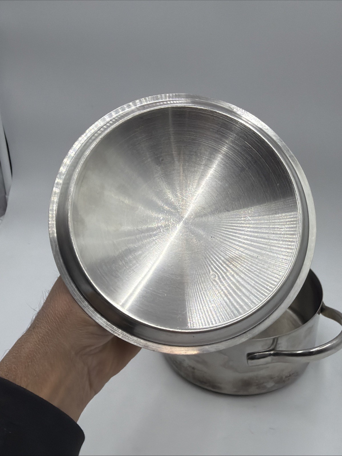 Vintage Revere Pro Line 1.5 Qt Saucepan Stainless Steel Copper Core & Lid 6725