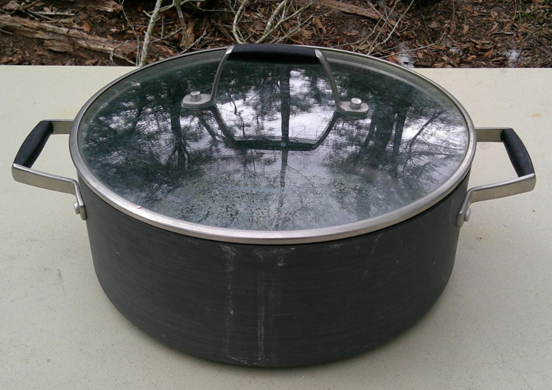 Calphalon Select 5 Qt Dutch Oven Pot w Glass Lid Model 8785 Toledo USA