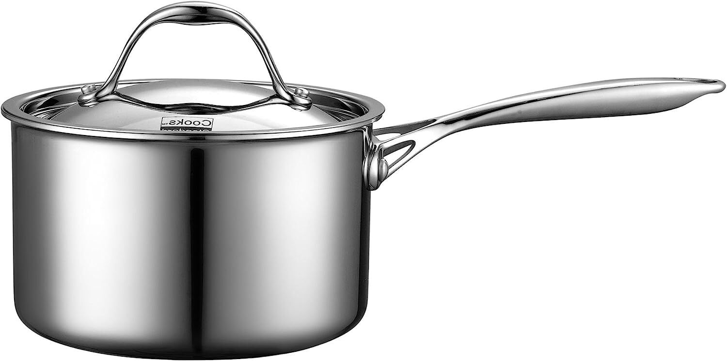 Multiply Clad Saucepan 3 Quarts Silver