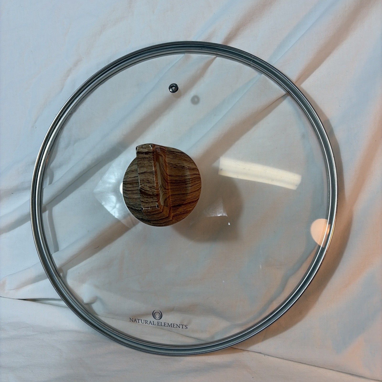 Natural Elements Woodstone 13″ Glass Lid