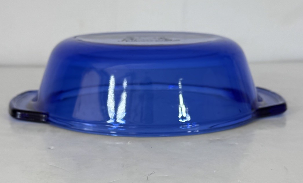 Anchor Hocking Ovenware Cobalt Blue 1.5 Qt Casserole Dish Baking Dish 8.25″ USA
