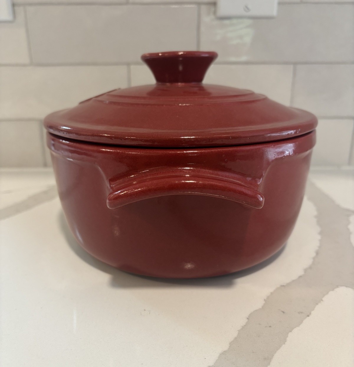 Emile Henry Red 1.9 qt Dutch Oven