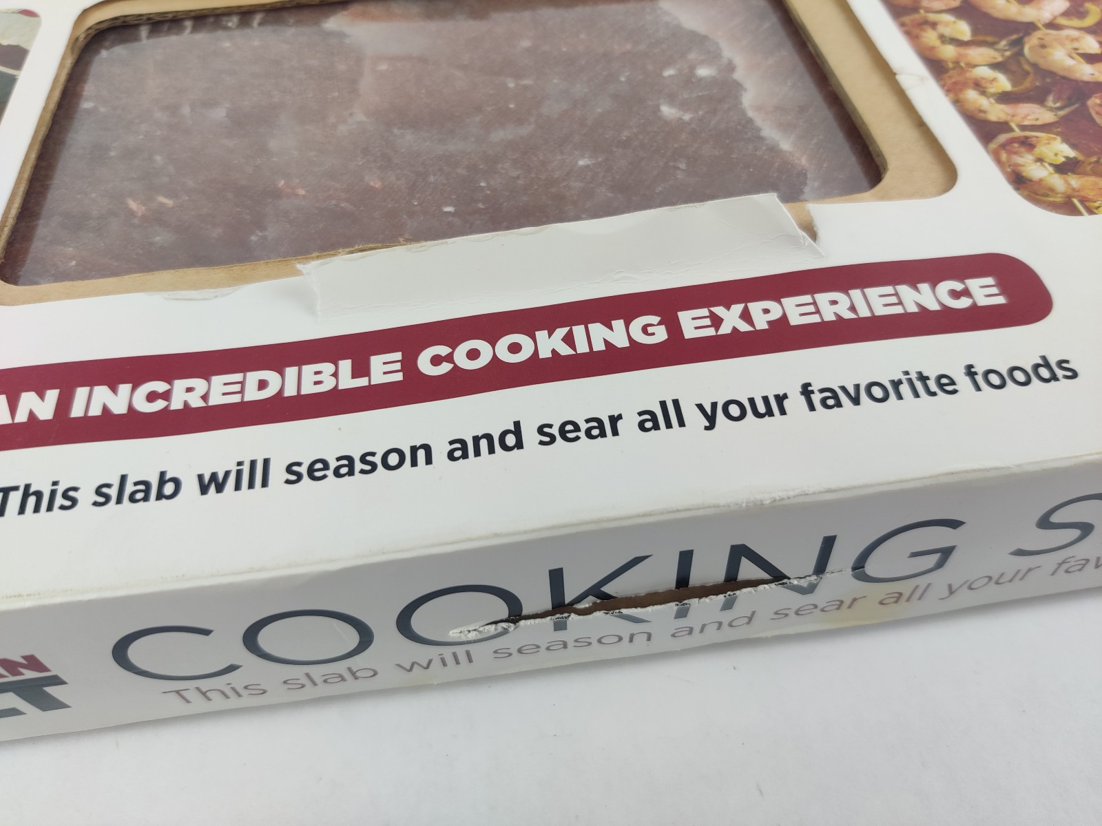 THE REAL CO Himalayan Pink Salt Cooking Slab Single Origin Natural NEW