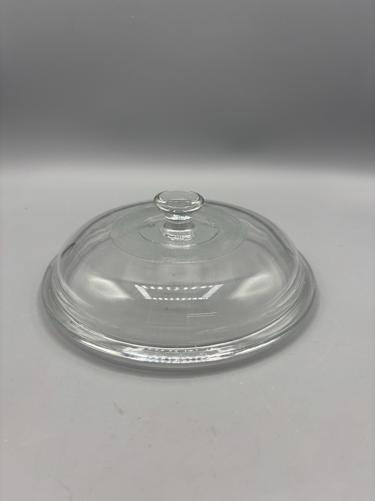 Vintage Crock Pot Glass Lid 7 3/4” Replacement Lid Clear Glass USA 4-0-8