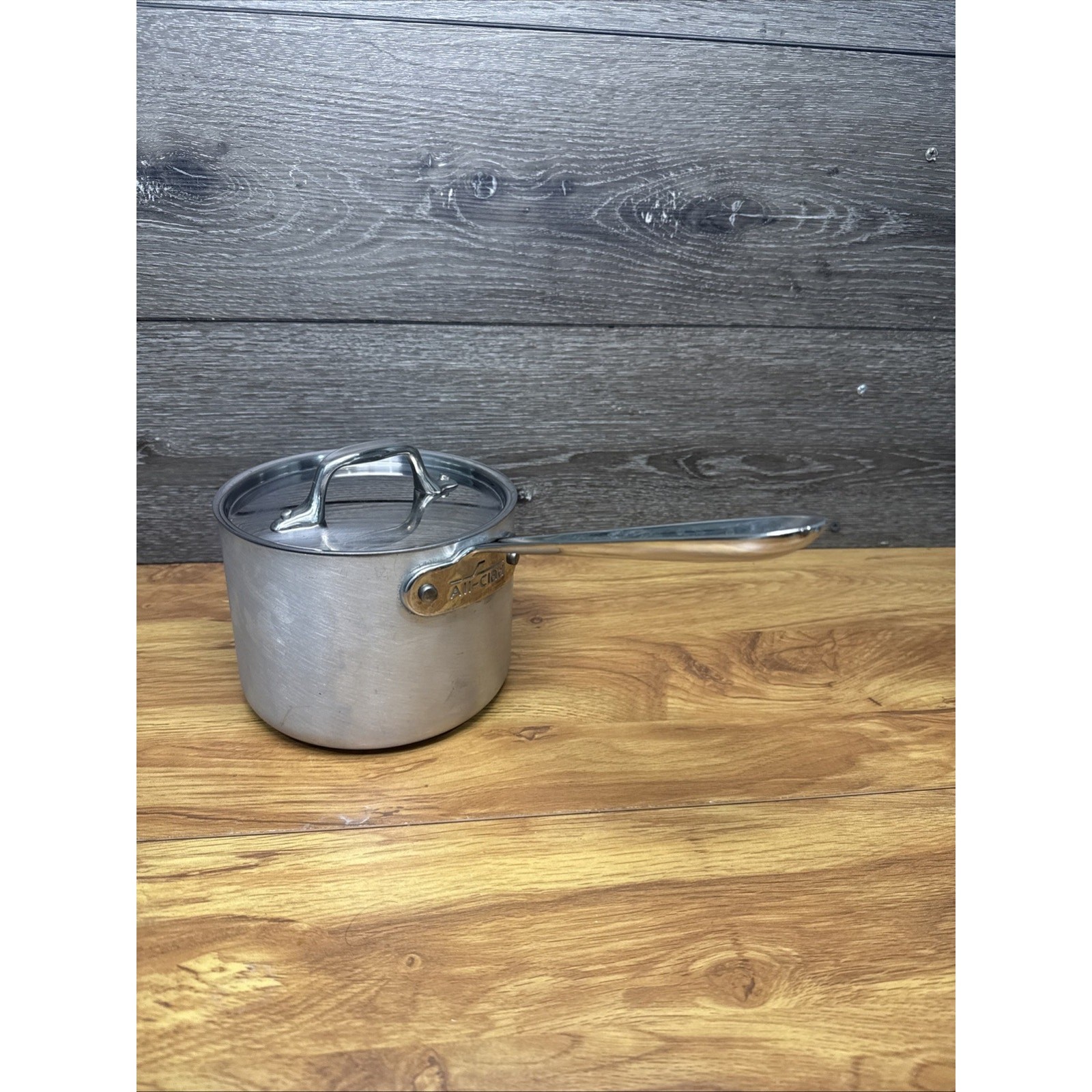 ALL-CLAD MC2 Saucepan & Lid Metal Crafters Master Chef Brushed Stainless 2 Qt