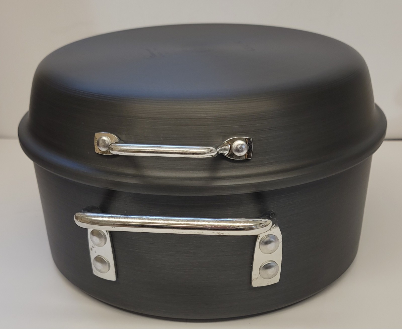 NEW Calphalon Commercial 5 Qt Dutch Oven Pot Aluminum w Dome Lid Deep Casserole
