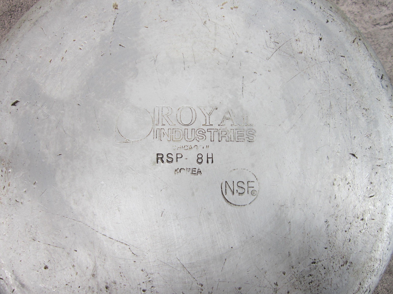 Royal Industries HEAVY-DUTY Aluminum 8-Qt SAUCEPAN Stock Pot RSP-8H