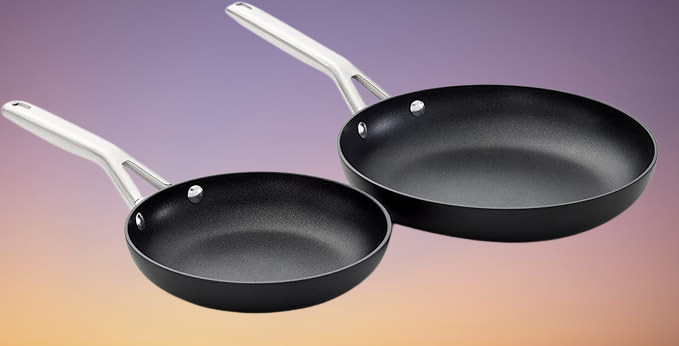 Calphalon Hard-Anodized Nonstick 8″ & 10″ Fry Pan Set