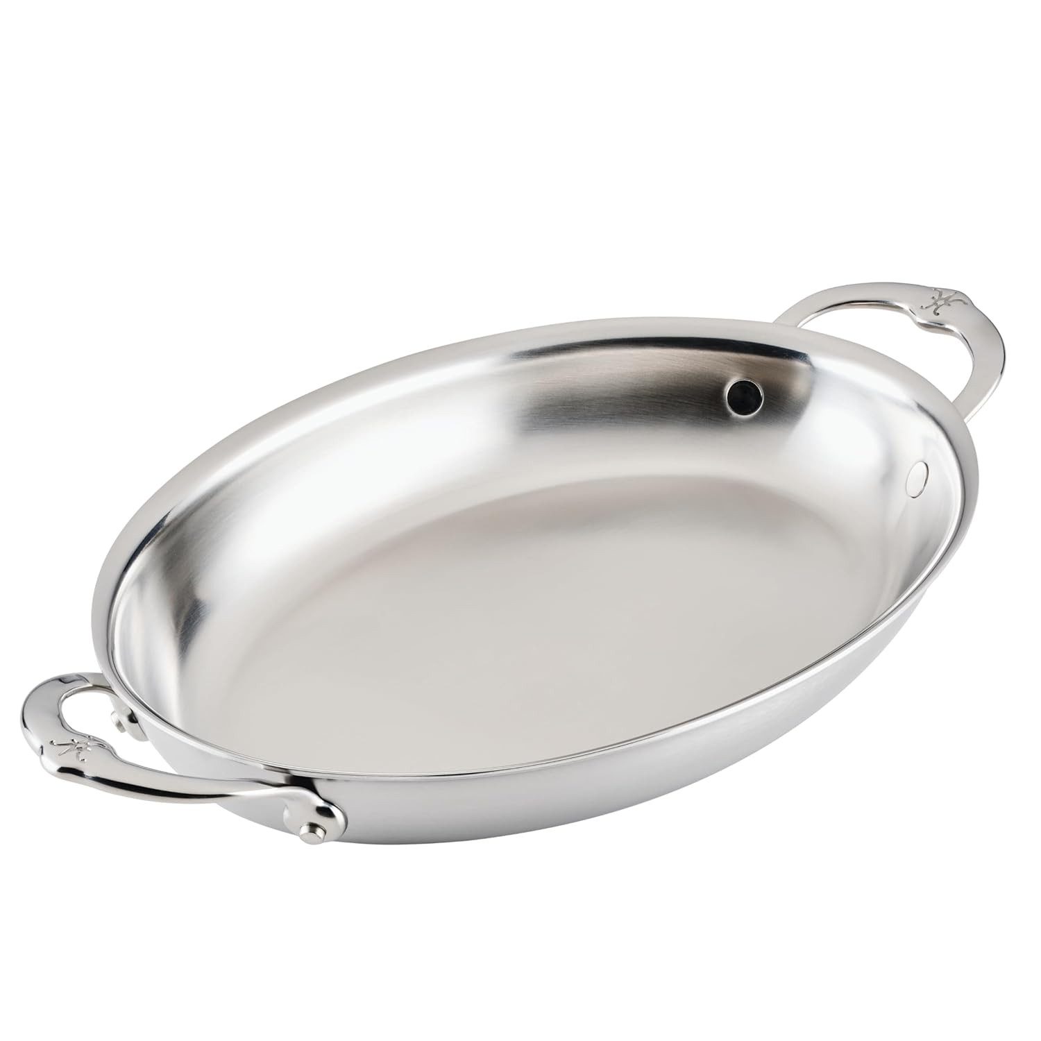Provisions 2-Quart Stainless Steel Oval Au Gratin Dish – Medium Clad Cookware