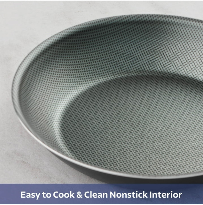 Tramontina Primaware 18 Piece Non-stick Cookware Set, Steel Gray