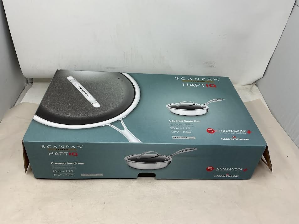 ScanPan HAPTIQ Aluminum 10.25 Inch Covered Saute Pan