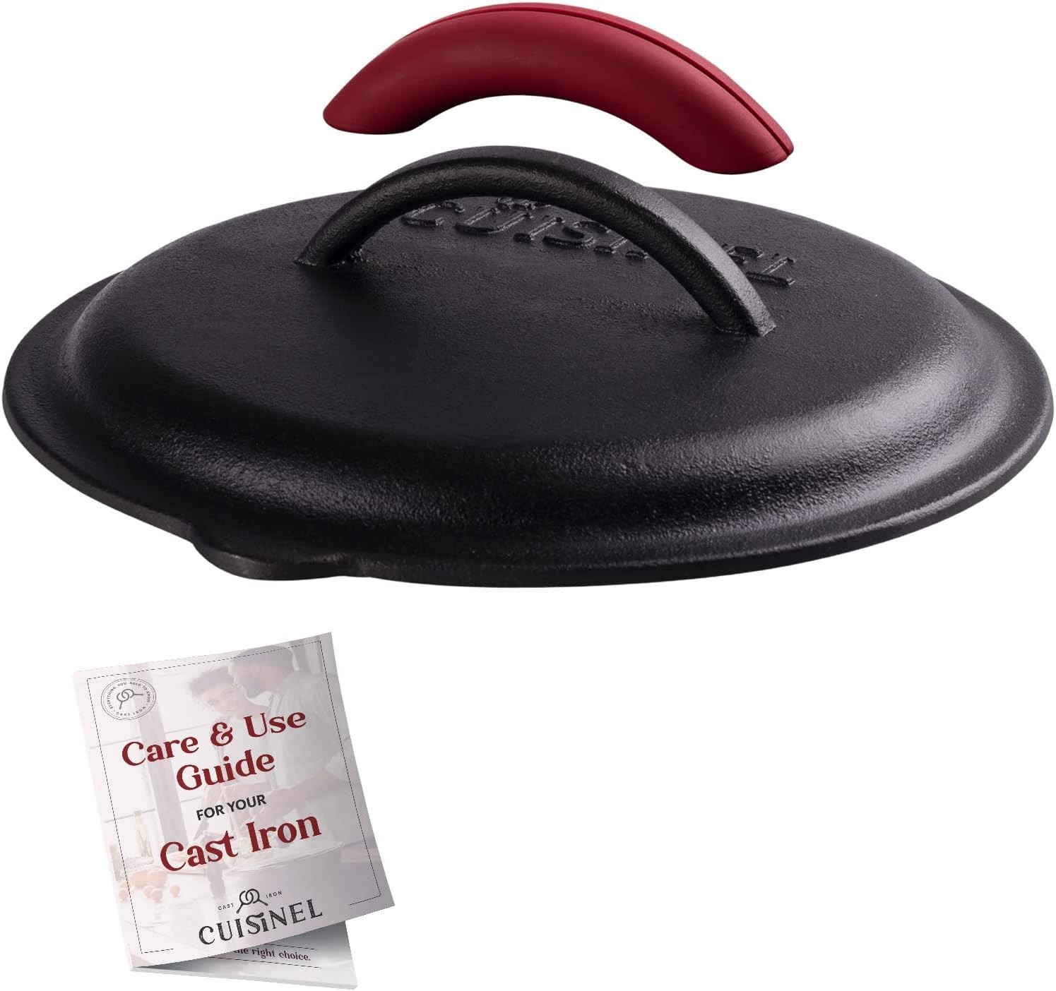 Cuisinel Cast Iron Lid – Fits 8″-Inch / 20.32cm Lodge Skillet