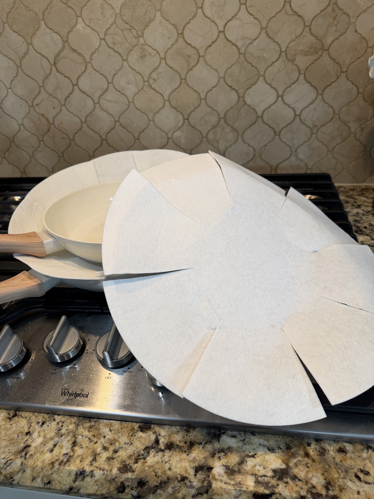 *NEW* Bazova 24pc Ceramic Nonstick Pots & Pans Set White, Titanium, 500°F