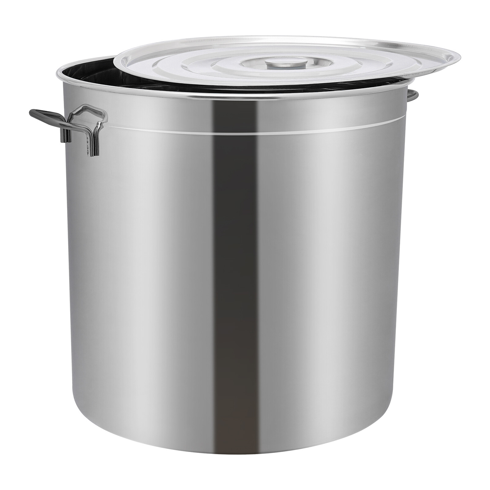 50L (52.8 Qt) Stainless Steel Stock Pot With Perforated Basket & Lid