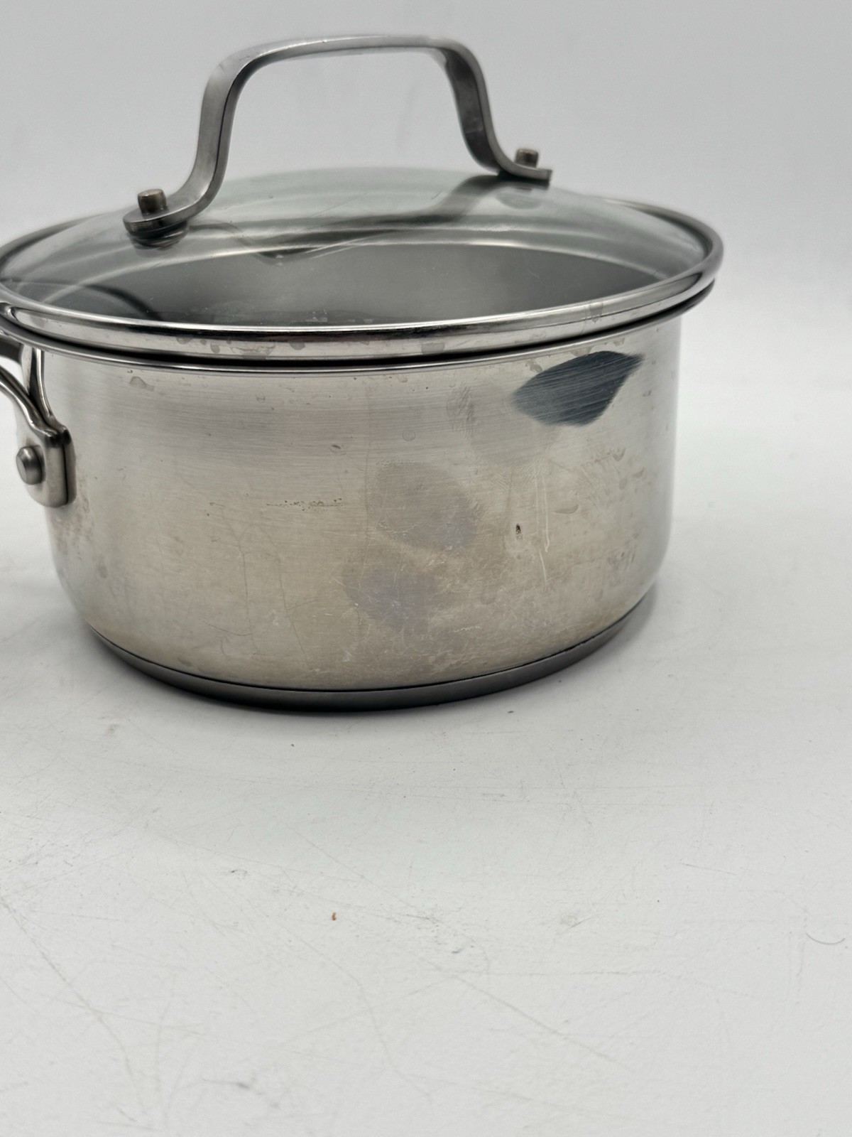 *Emeril Lagasse *1.5 Quart, 1.4 Liter Sauce Pan With Glass Lid *Stainless #2238