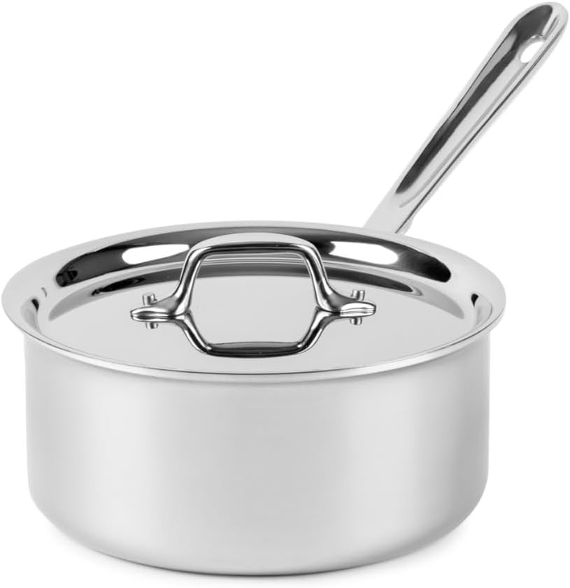 Stainless Steel Saucepan for Even Heat Distribution