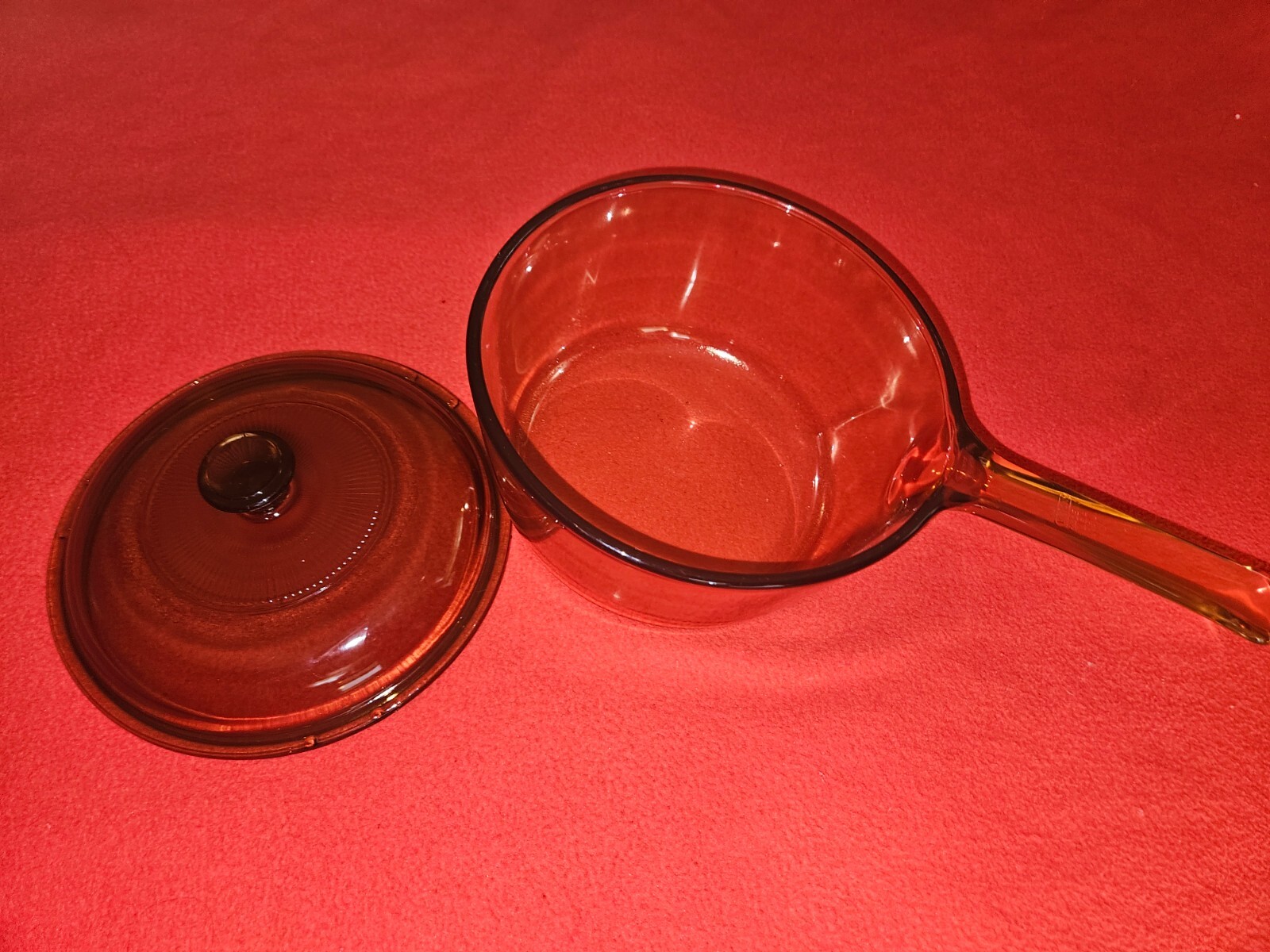 Vintage Visions Ovenware Pyrex-1½ Liter Saucepan With Lid– Amber