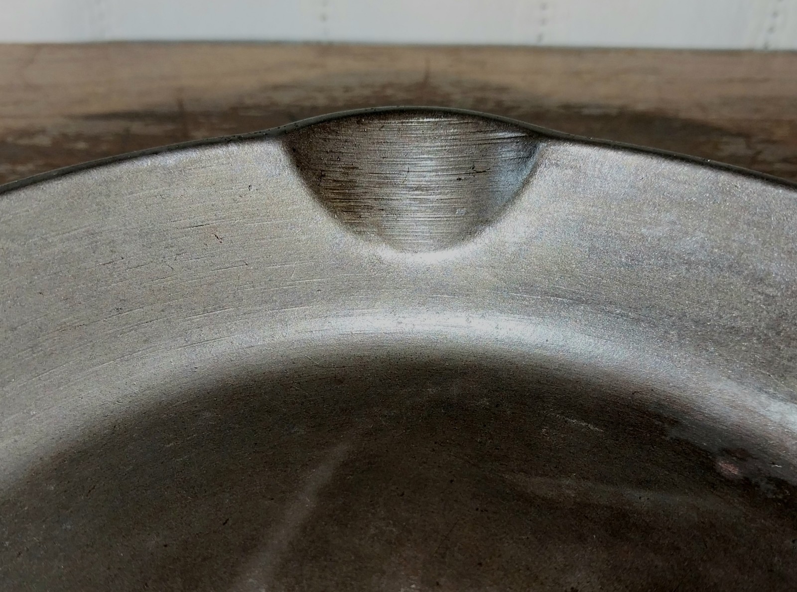 “NICE” 1930-1939 No.3 GRISWOLD 709 Large Block Logo Smooth Bottom Skillet “FLAT”