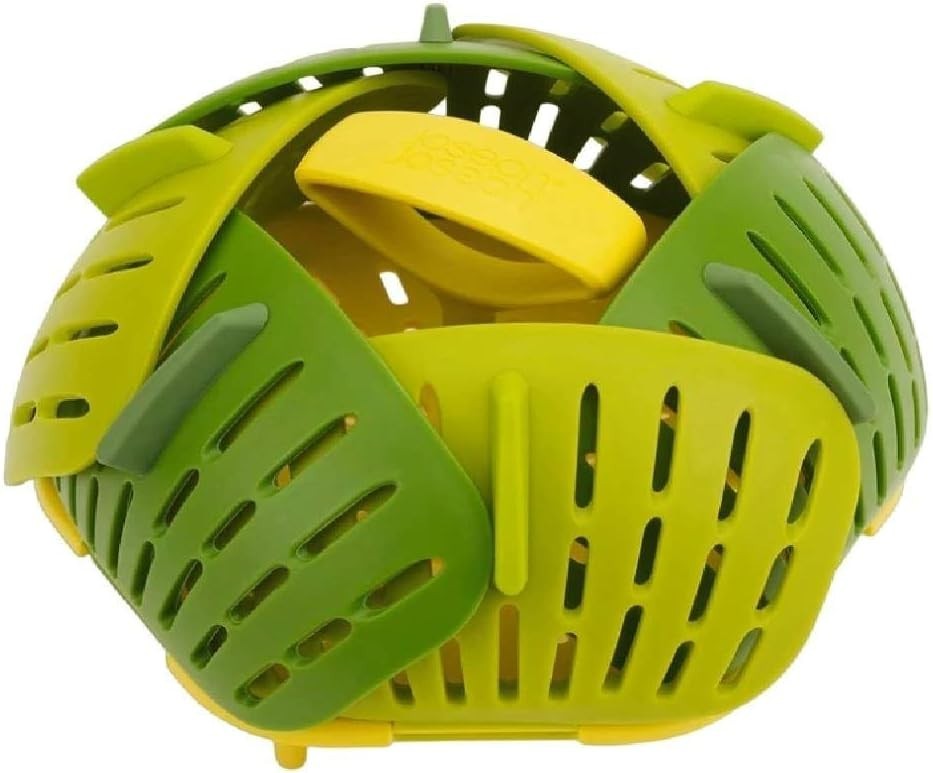 Bloom Folding Steamer Basket – Expandable, BPA-Free & Compact Storage – Green