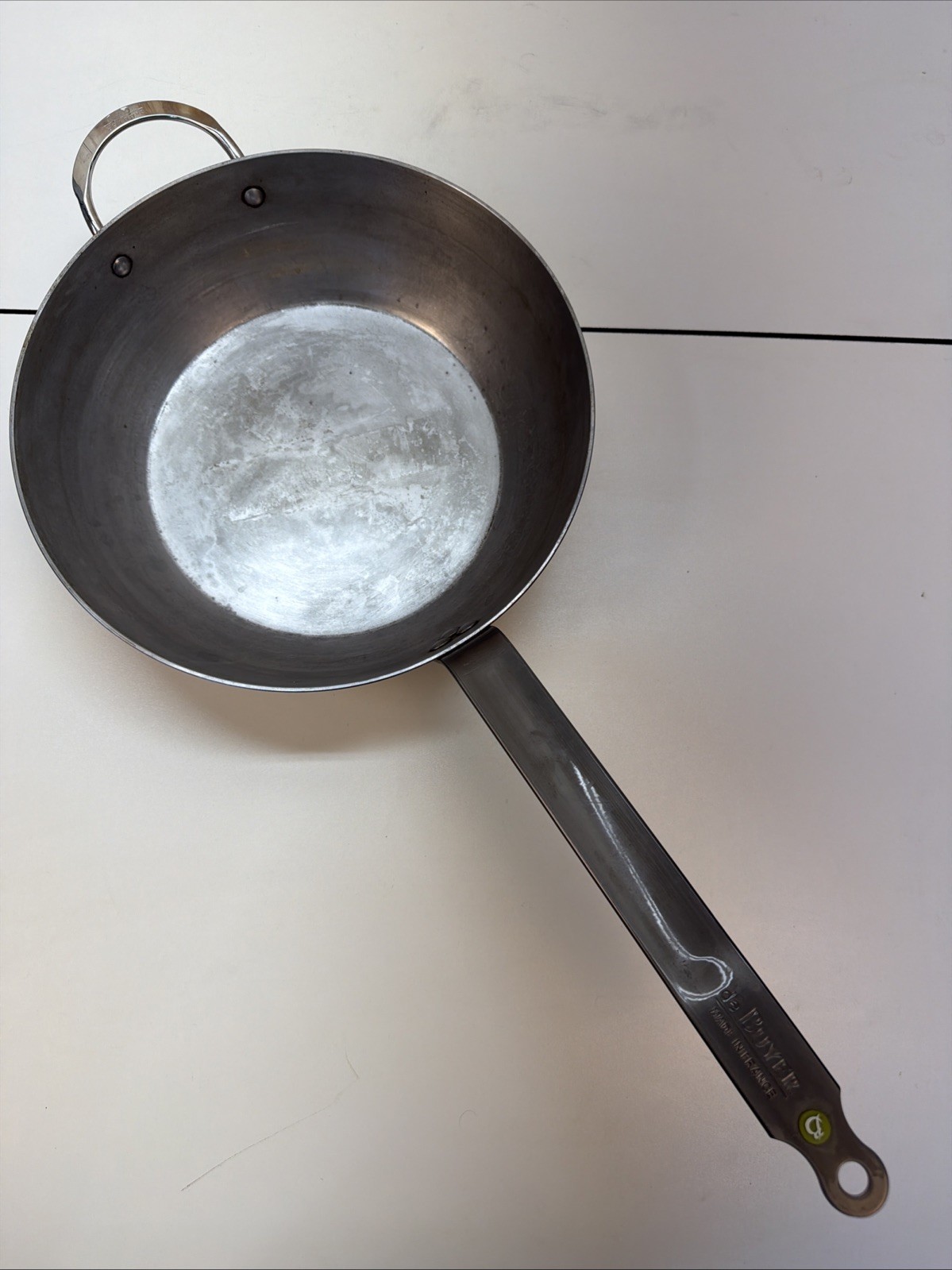 De Buyer Mineral B Carbon Steel Chef Pan – 12 5/8” – 3 3/4” Lightly Used