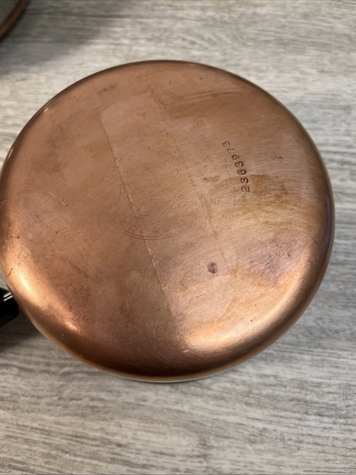 1801 Revere Ware Cook Set 8 Pc Copper Bottom Saucepan Stock Pot Assorted VTG #1