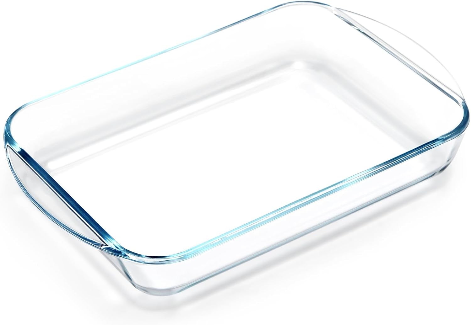 2.6 Quart Glass Baking Dish, 9x13x2.2”(Handles Included), Rectangular Baking