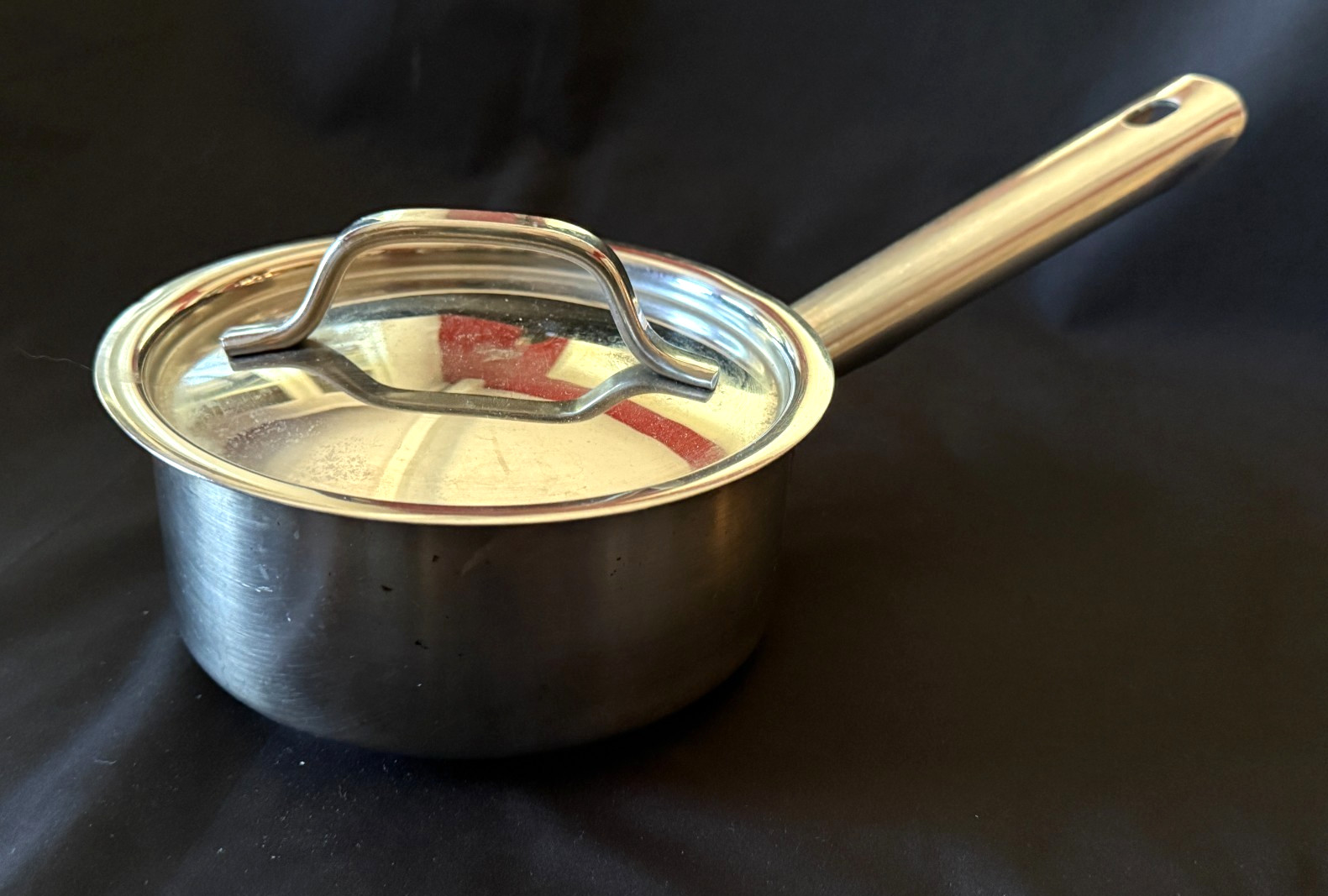 Tools of the Trade Royalty 18/10 Stainless Steel 3.5 Cup 6 in Sauce Pan with Lid