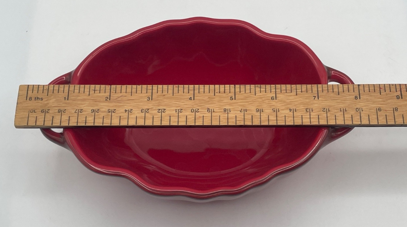 NEW Staub Petite Tomato Mini Cocotte Baking Dish 16 oz Red Double Handle No Lid