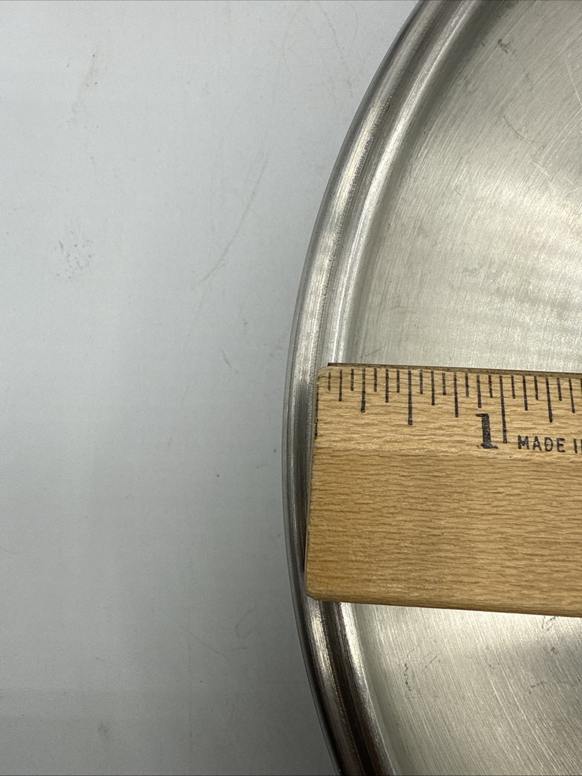 Nutri-Stahl Black Knob Handle Stainless Steel 10 1/4 inch Replacement Lid Only