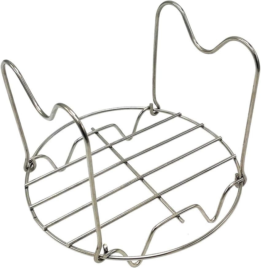 Instant Pot Duo Mini/Lux Mini/Ultra Steamer Rack Trivet with Handles for 3/5 Qt