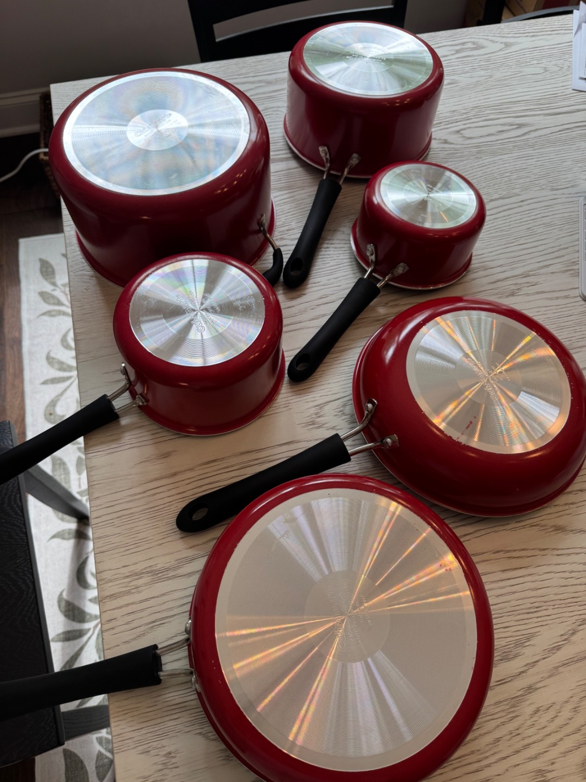 Cuisinart Advantage 11-Piece Nonstick Cookware – Model 55-11R – Red