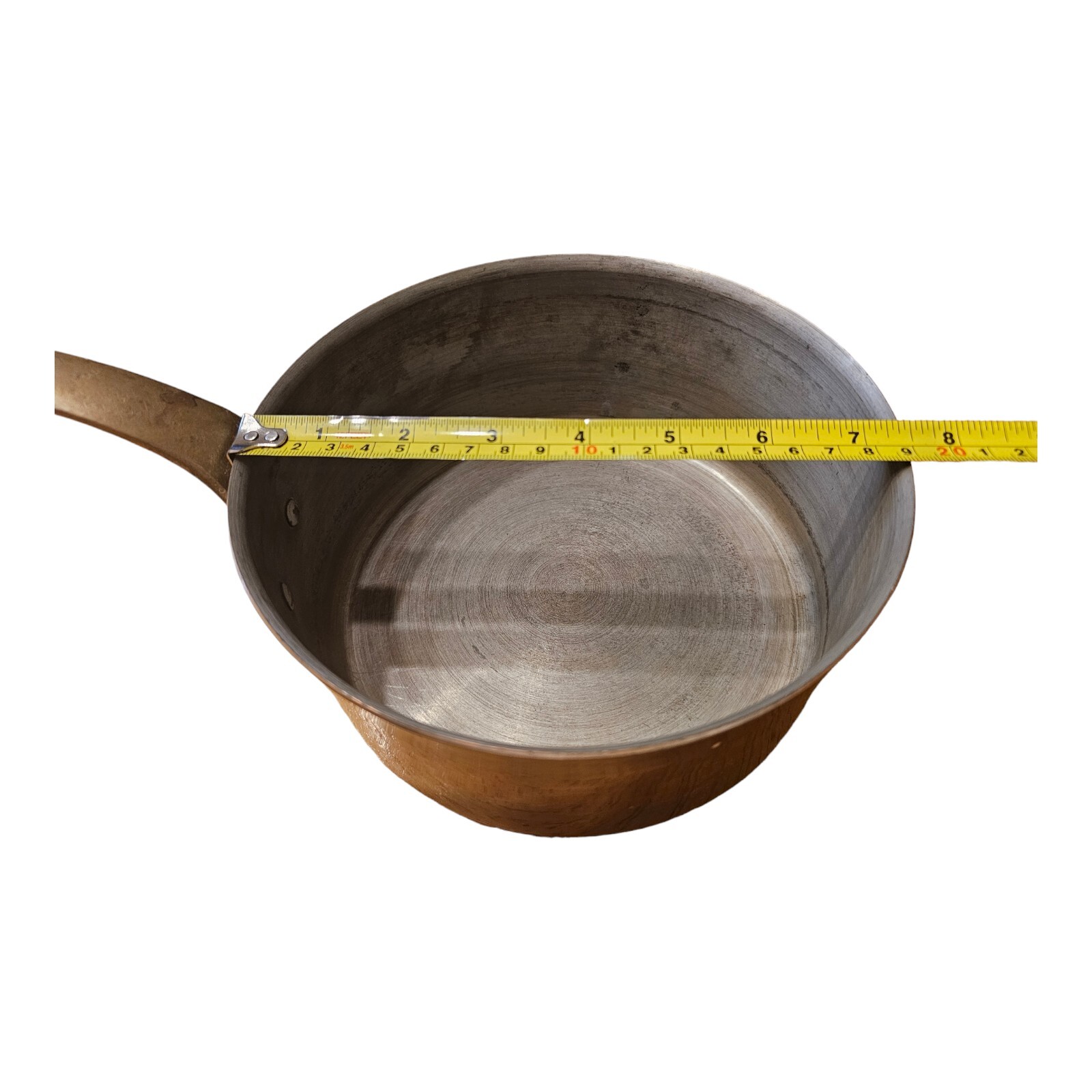 Vintage ODI Copper & Brass handled Pot Made in Korea 🇰🇷 7.5” (No Lid)